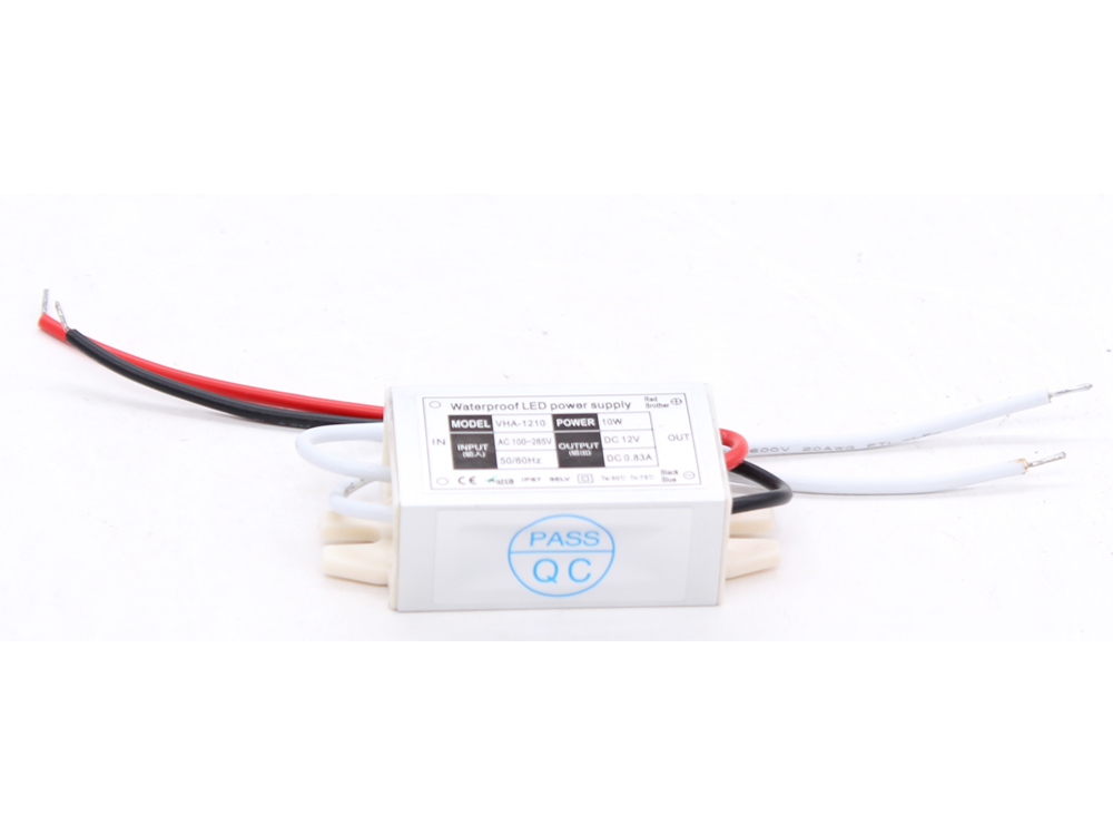 Ultra-thin constant voltage 12V10W waterproof power supply