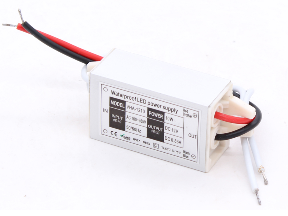Ultra-thin constant voltage 12V10W waterproof power supply