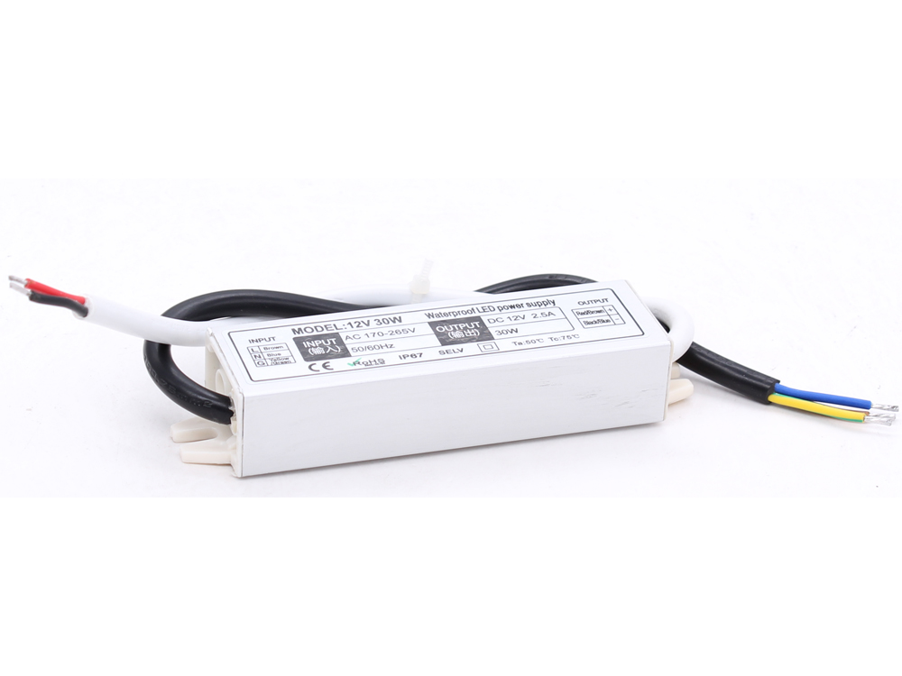Ultra-thin constant voltage 12V 30W waterproof power supply