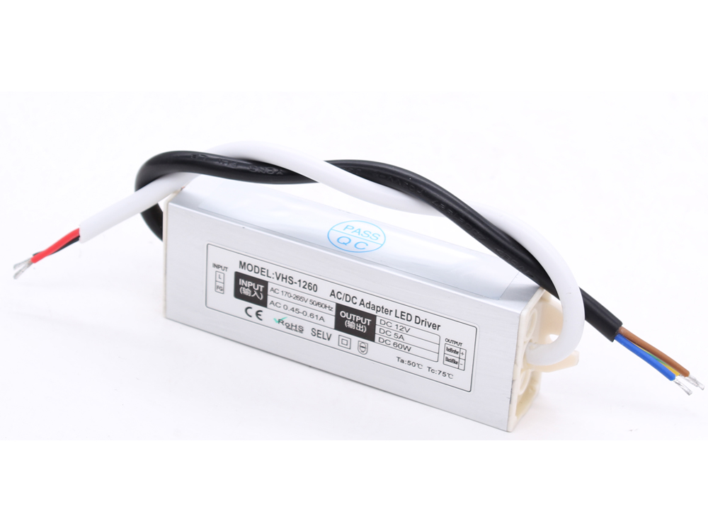 Ultra-thin constant voltage 12V 60W waterproof power supply
