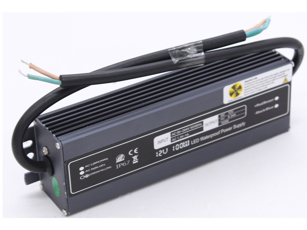 Ultra-thin constant voltage 12V 100W waterproof power supply