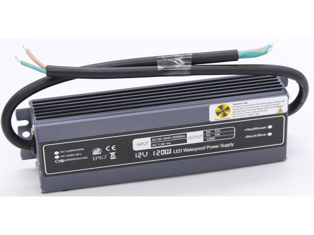 Ultra-thin constant voltage 12V120W waterproof power supply