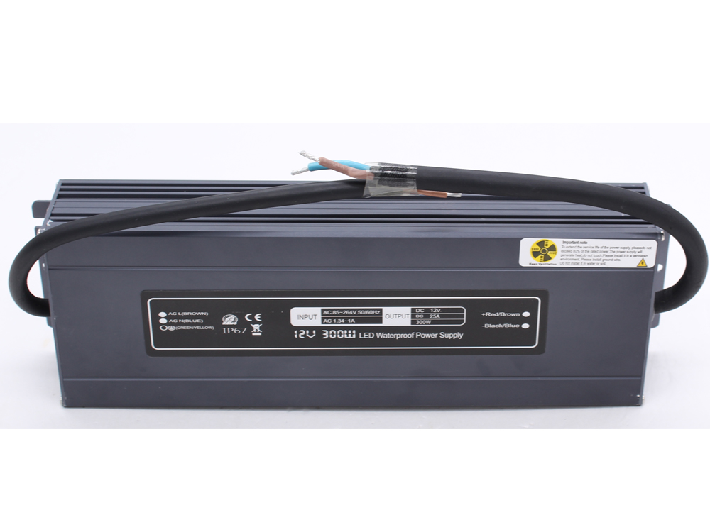 Ultra-thin constant voltage 12V 300W waterproof power supply