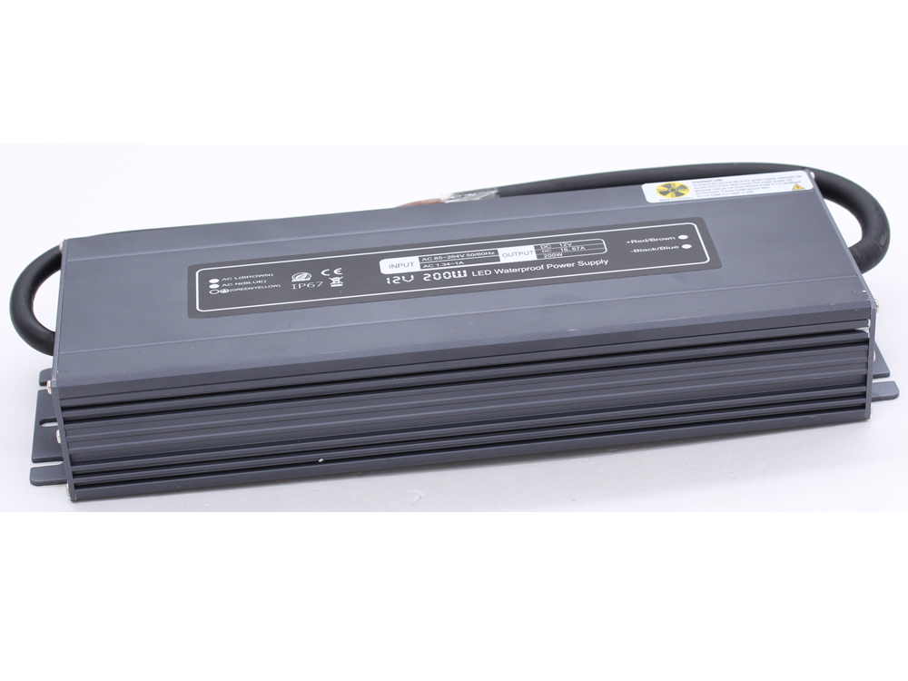 Ultra-thin constant voltage 12V 200W waterproof power supply