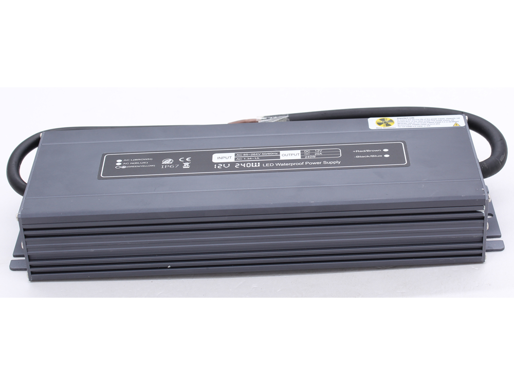 Ultra-thin constant voltage 12V 240W waterproof power supply