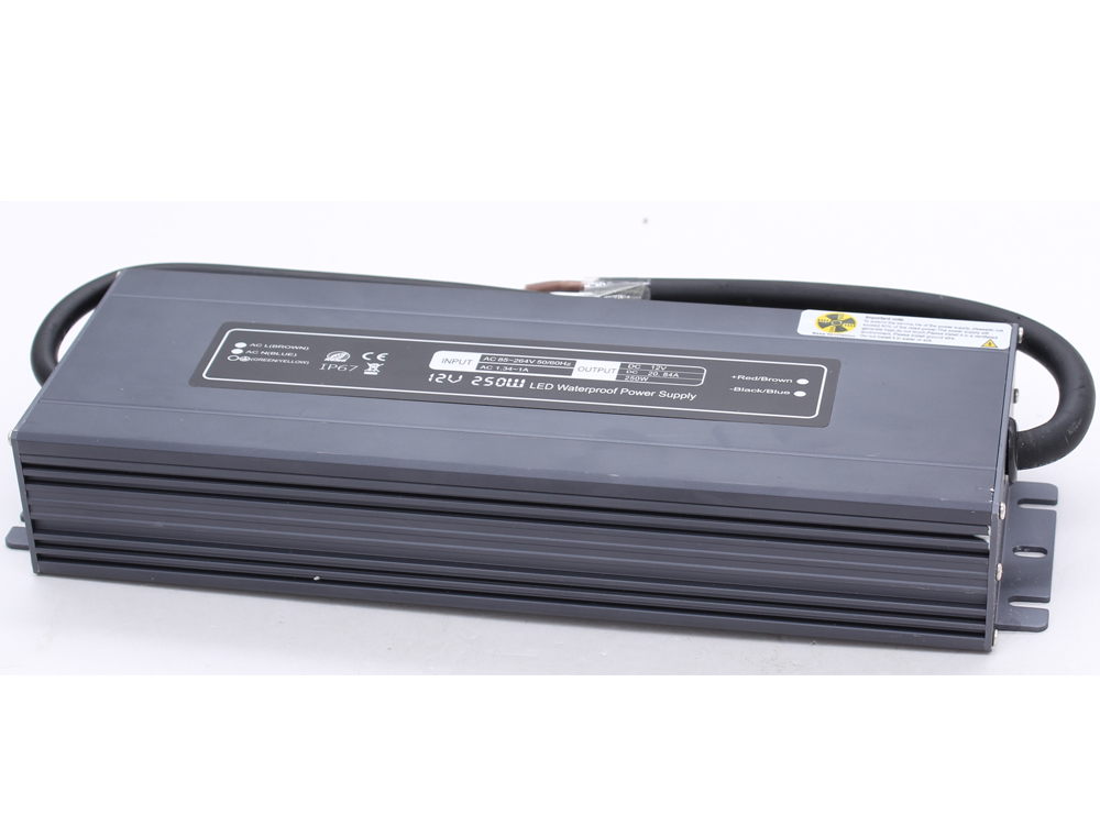 Ultra-thin constant voltage 12V 250W waterproof power supply