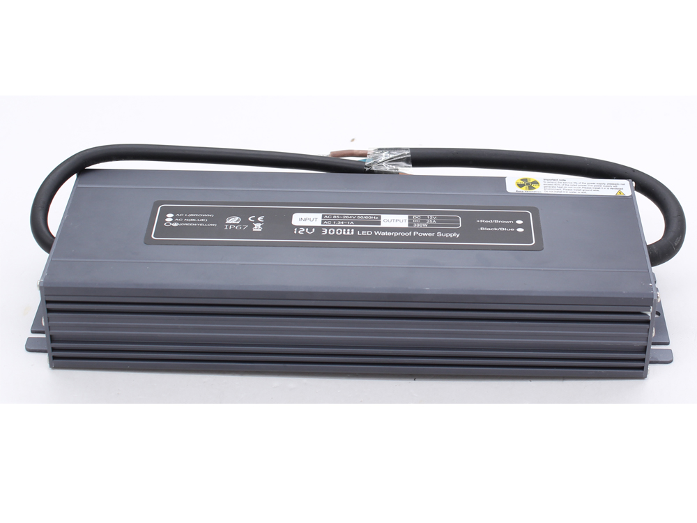 Ultra-thin constant voltage 12V 300W waterproof power supply