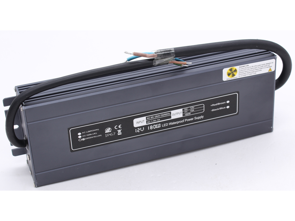 Ultra-thin constant voltage 12V 180W waterproof power supply