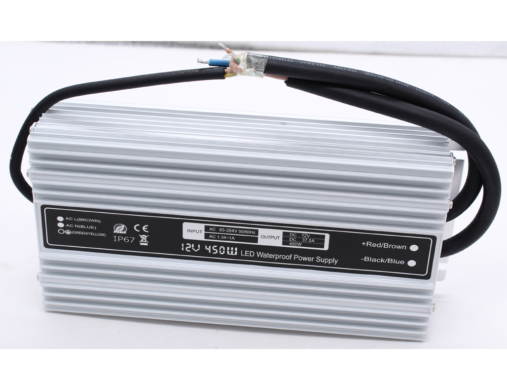 Ultra-thin constant voltage 12V 450W waterproof power supply