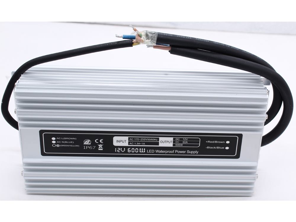 Ultra-thin constant voltage 12V 600W waterproof power supply