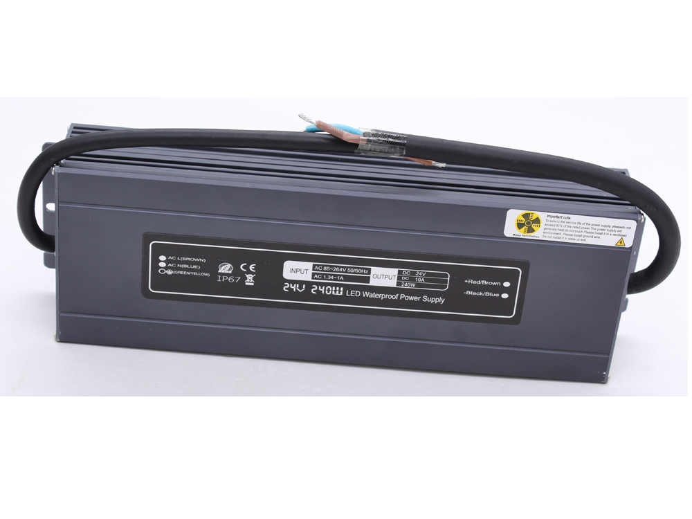 Ultra-thin constant voltage 24V 240W waterproof power supply