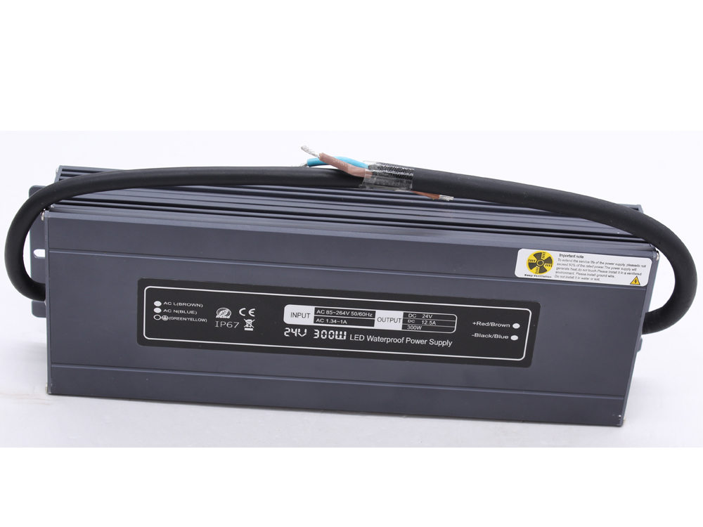 Ultra-thin constant voltage 24V 300W waterproof power supply