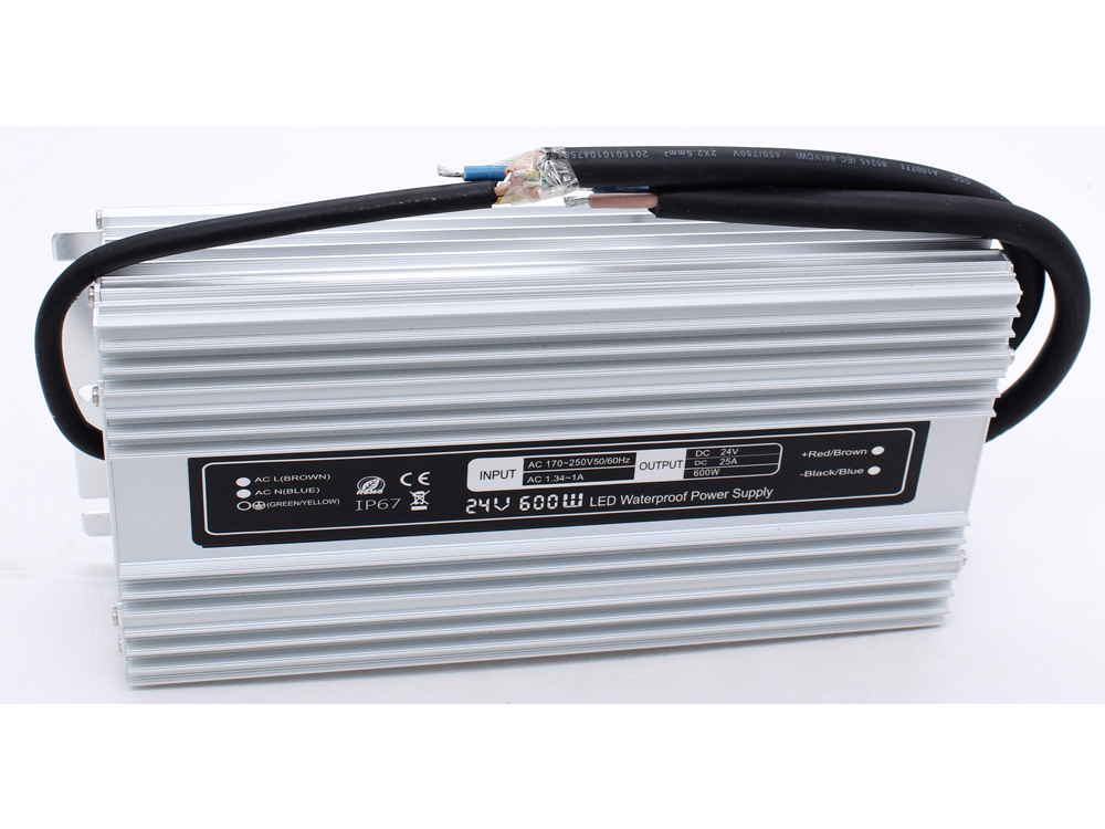 Ultra-thin constant voltage 24V 600W waterproof power supply