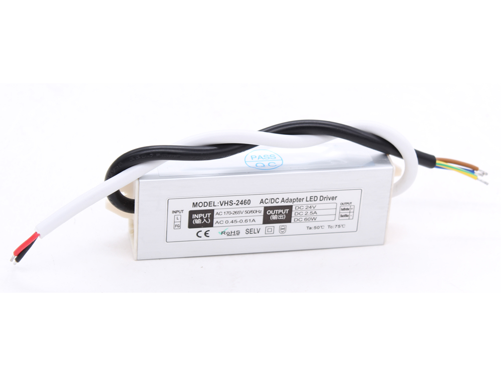 Ultra-thin constant voltage 24V 60W waterproof power supply