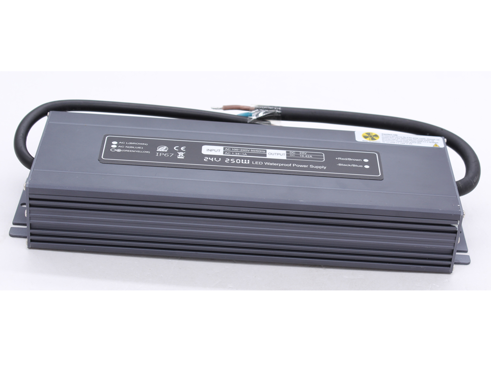 Ultra-thin constant voltage 24V 250W waterproof power supply