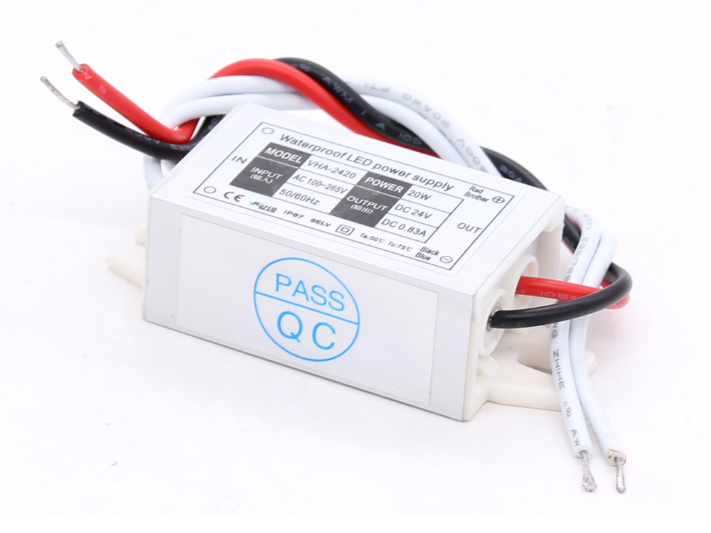 Ultra-thin constant voltage 24V 20W waterproof power supply