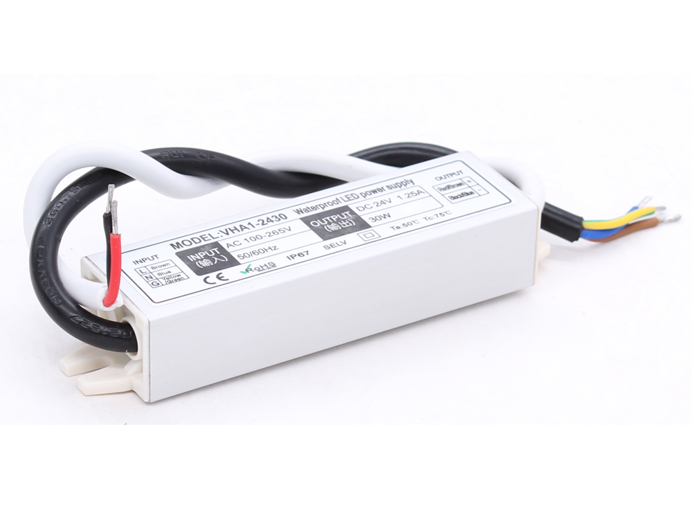 Ultra-thin constant voltage 24V 30W waterproof power supply