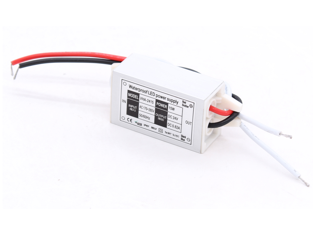 Ultra-thin constant voltage 24V 15W waterproof power supply