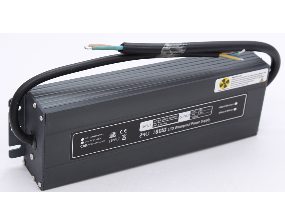 Ultra-thin constant voltage 24V 180W waterproof power supply