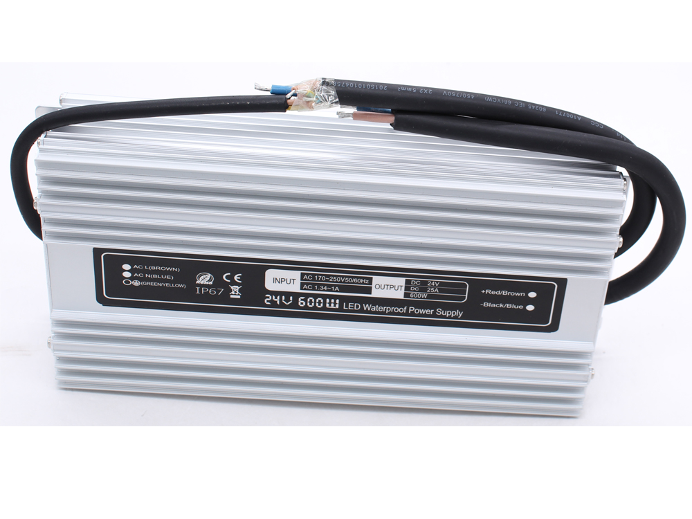 Ultra-thin constant voltage 24V 600W waterproof power supply