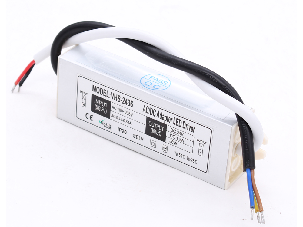 Ultra-thin constant voltage 24V 36W waterproof power supply