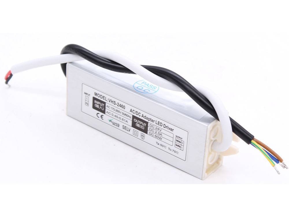 Ultra-thin constant voltage 24V 60W waterproof power supply