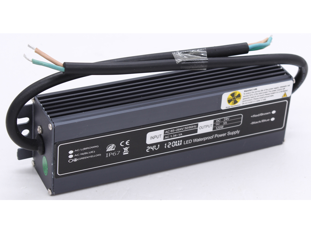 Ultra-thin constant voltage 24V 120W waterproof power supply