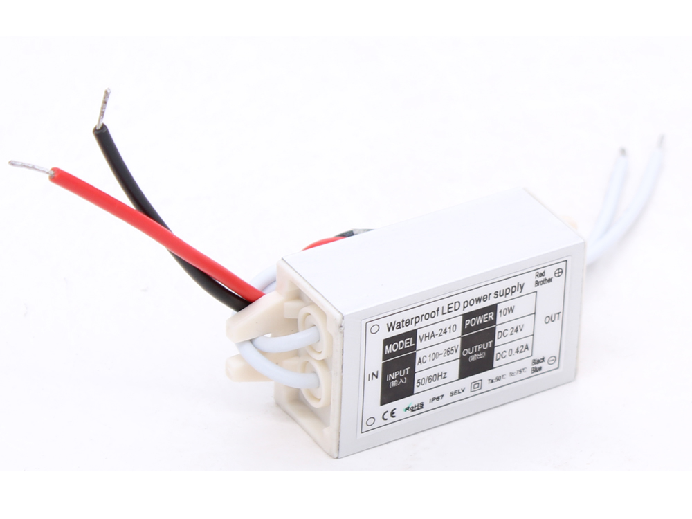 Ultra-thin constant voltage 24V 10W waterproof power supply