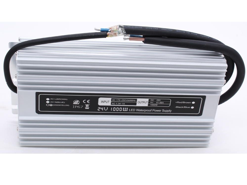 Ultra-thin constant voltage 24V 1000W waterproof power supply