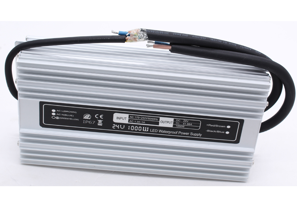 Ultra-thin constant voltage 24V 1000W waterproof power supply