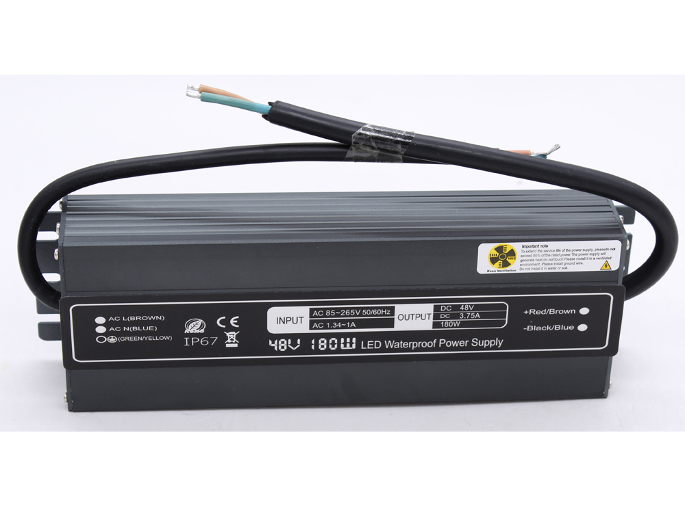 Ultra-thin constant voltage 48V 180W waterproof power supply