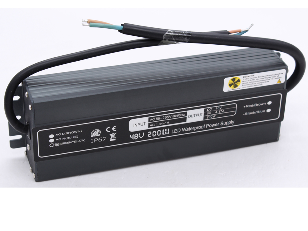 Ultra-thin constant voltage 48V 200W waterproof power supply