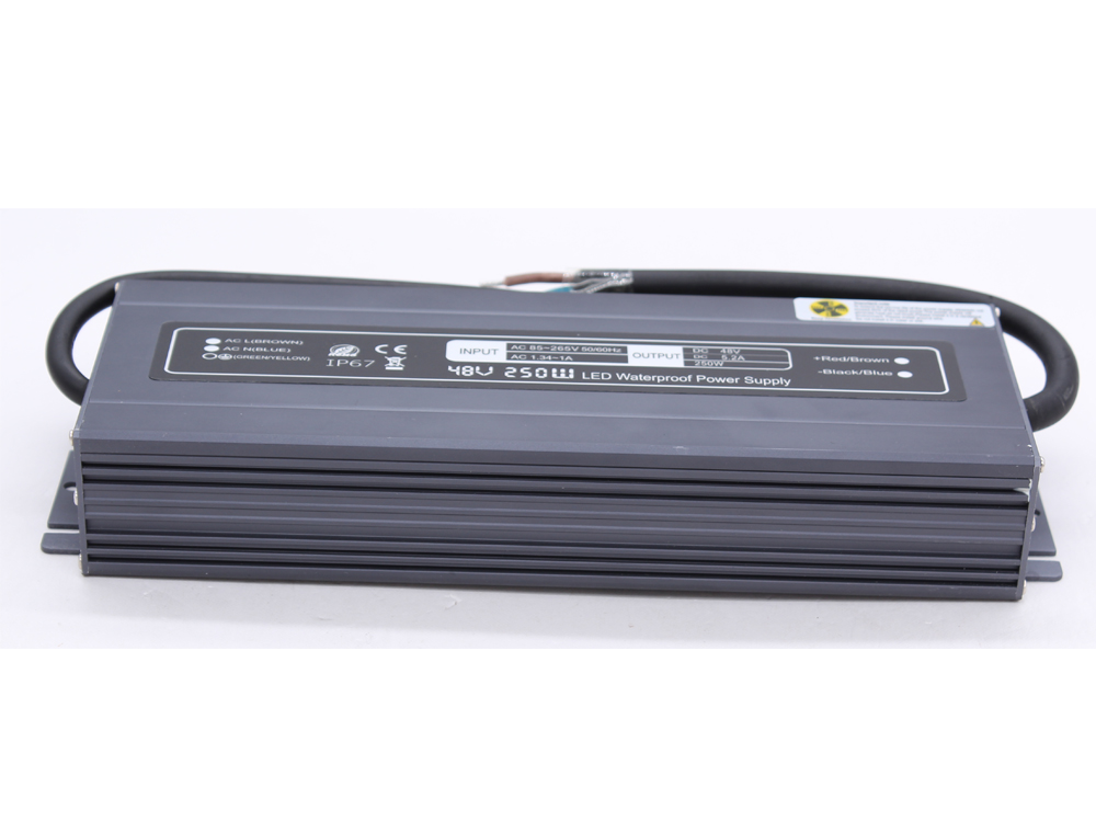 Ultra-thin constant voltage 48V 250W waterproof power supply