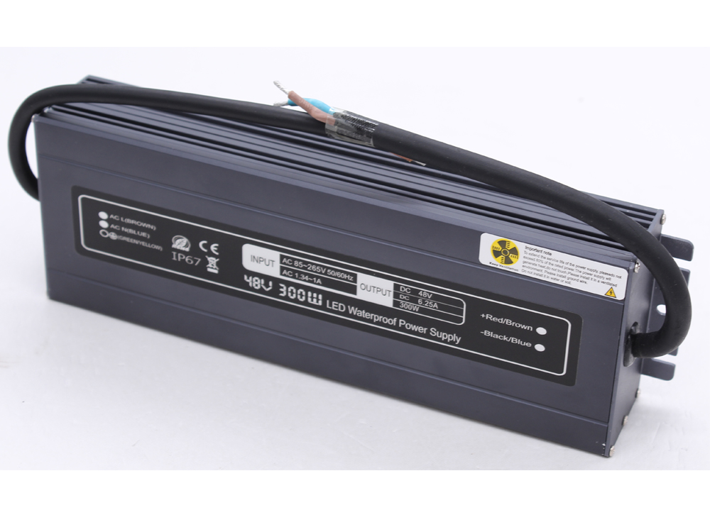 Ultra-thin constant voltage 48V 300W waterproof power supply