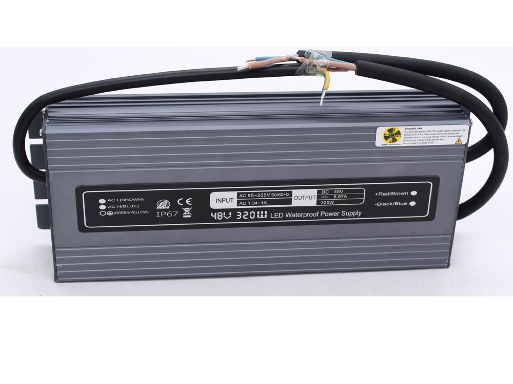 Ultra-thin constant voltage 48V 320W waterproof power supply