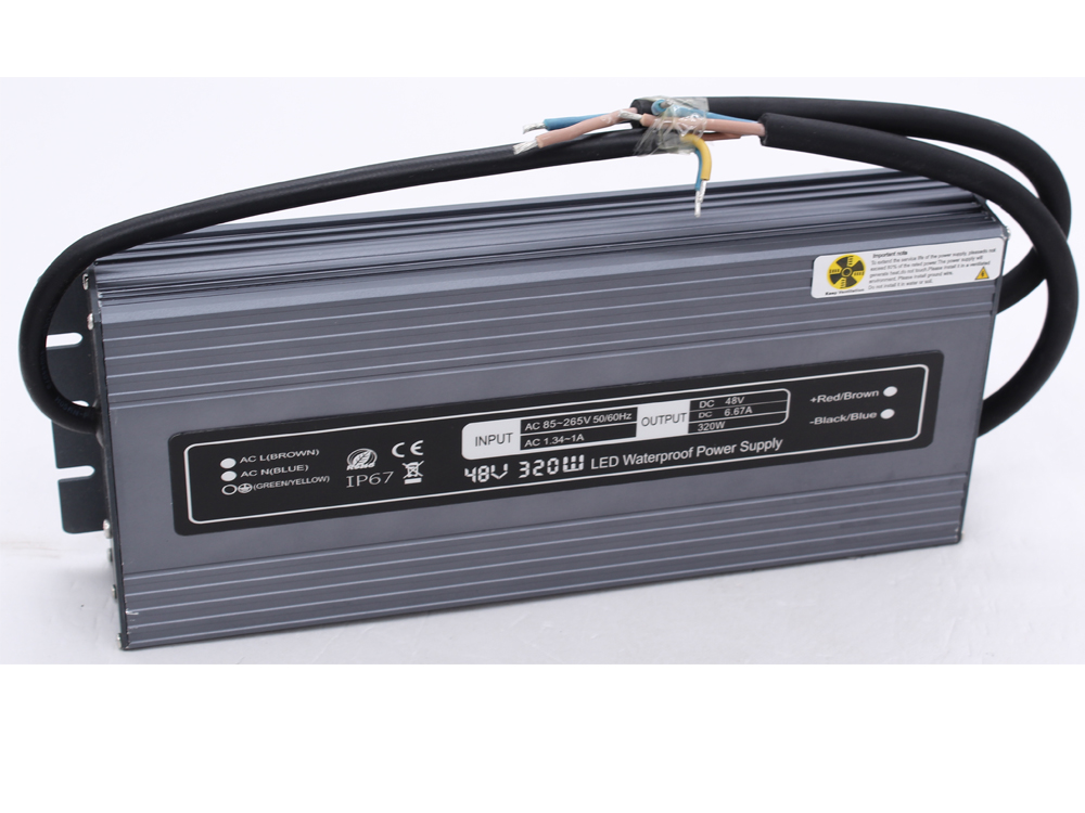 Ultra-thin constant voltage 48V 320W waterproof power supply