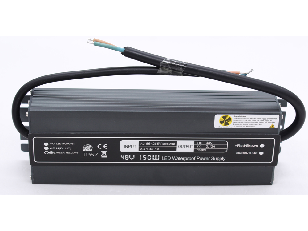 Ultra-thin constant voltage 48V 150W waterproof power supply
