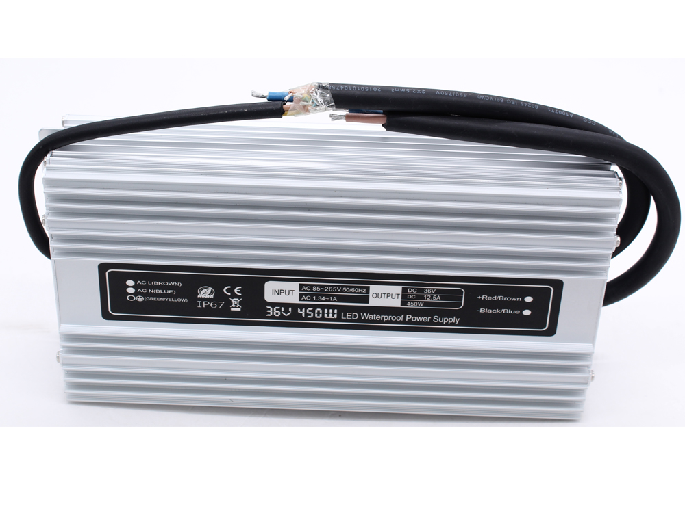 Ultra-thin constant voltage 36V 450W waterproof power supply