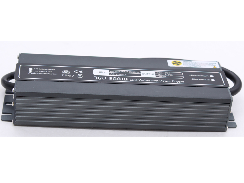 Ultra-thin constant voltage 36V 200W waterproof power supply