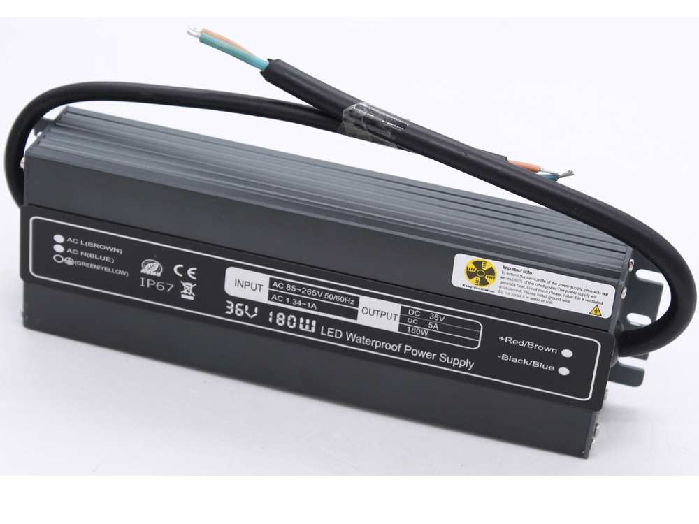 Ultra-thin constant voltage 36V 180W waterproof power supply