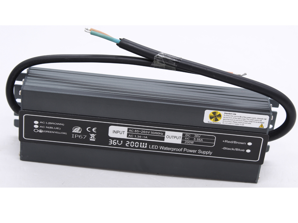 Ultra-thin constant voltage 36V 200W waterproof power supply