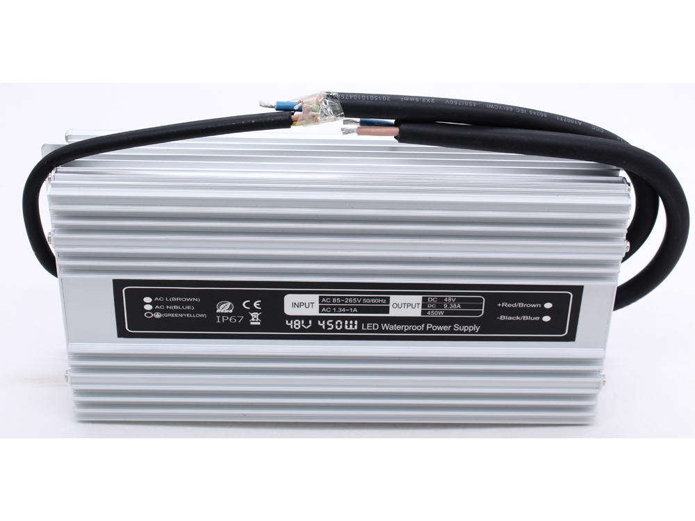 Ultra-thin constant voltage 48V 450W waterproof power supply
