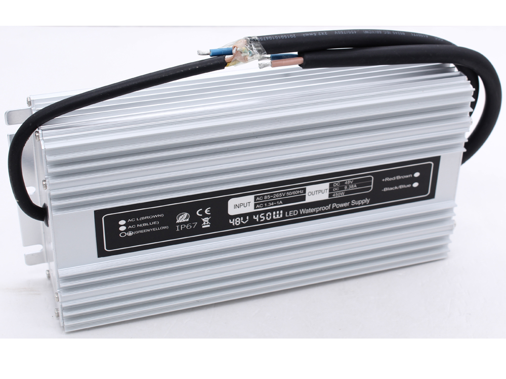 Ultra-thin constant voltage 48V 450W waterproof power supply
