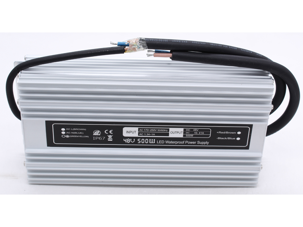 Ultra-thin constant voltage 48V 500W waterproof power supply