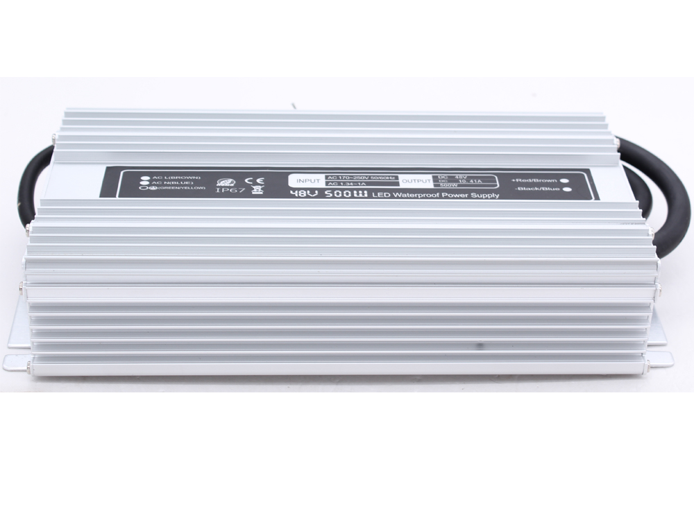 Ultra-thin constant voltage 48V 500W waterproof power supply