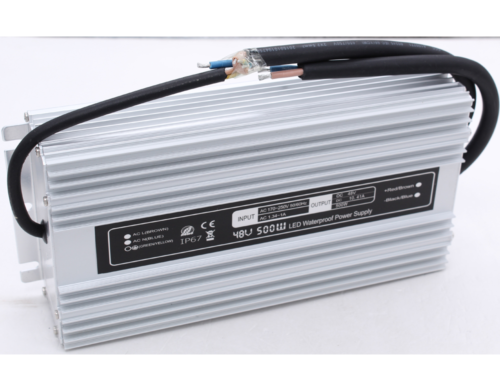 Ultra-thin constant voltage 48V 500W waterproof power supply