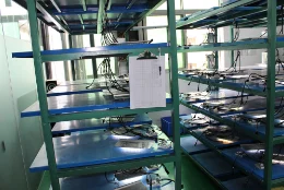 Solar street light PCB light board test