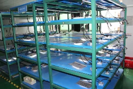 Solar street light PCB light board test