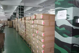 Finished solar street light