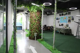 Solar street light showroom